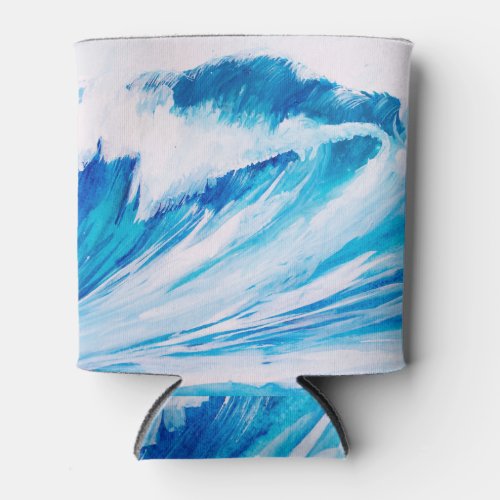 Ocean Waves Blumarine Watercolor Beauty Can Cooler