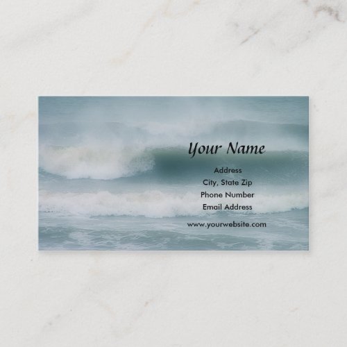 Ocean Waves Business Card