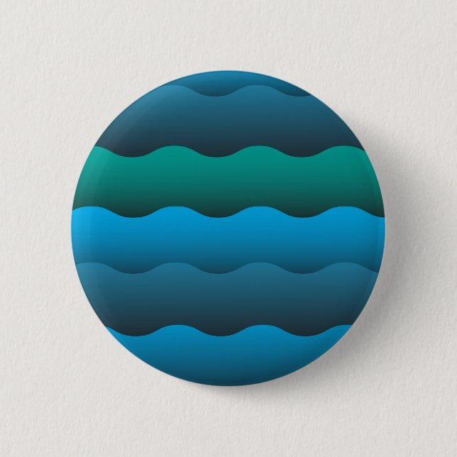 Ocean Waves Button (Front)
