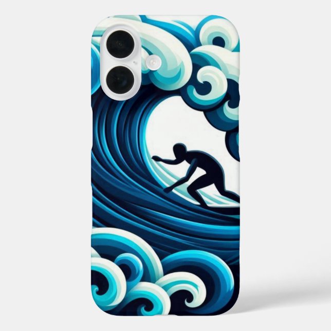 Ocean Waves Case-Mate iPhone Case (Back)