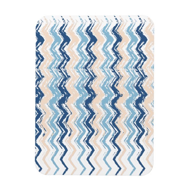 Ocean Waves Chevron Magnet (Vertical)
