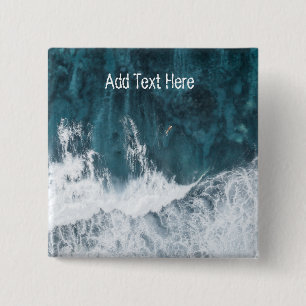Ocean Waves Crashing Button