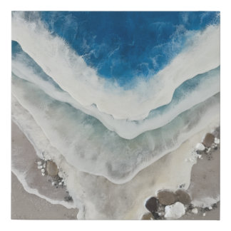 Ocean Waves Crystal Art canvas print
