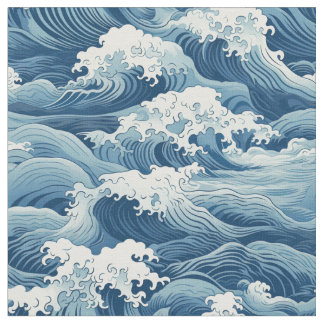 Ocean Waves Fabric