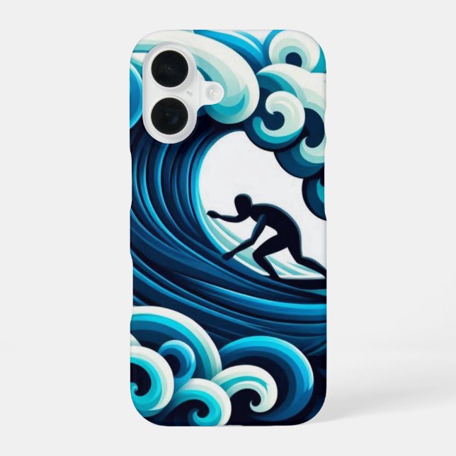 Ocean Waves Iphone Case (Back)