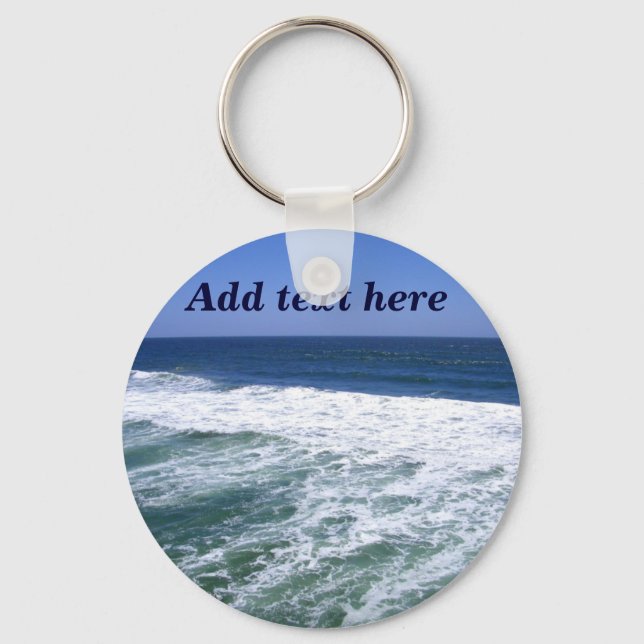 Ocean Waves_ Keychain (Front)
