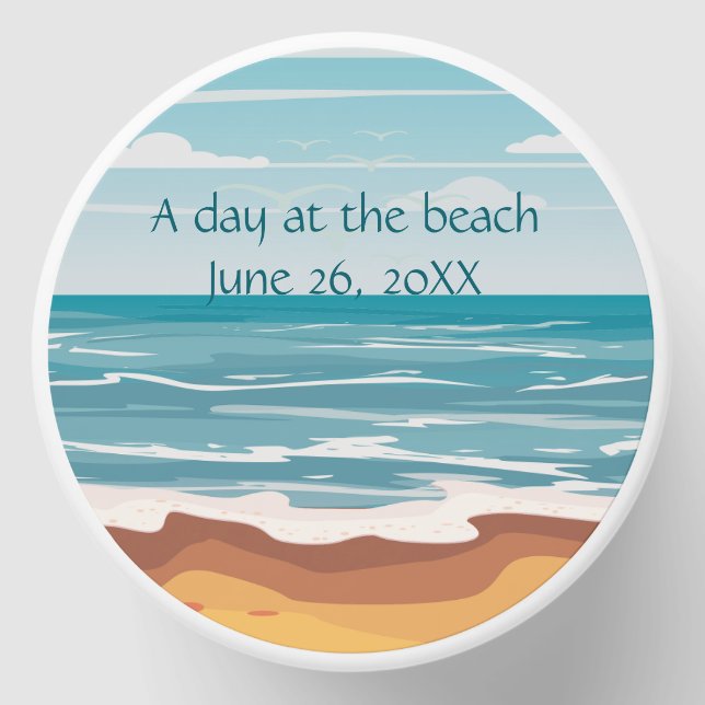 Ocean Waves Mini Candle Favors (Front)