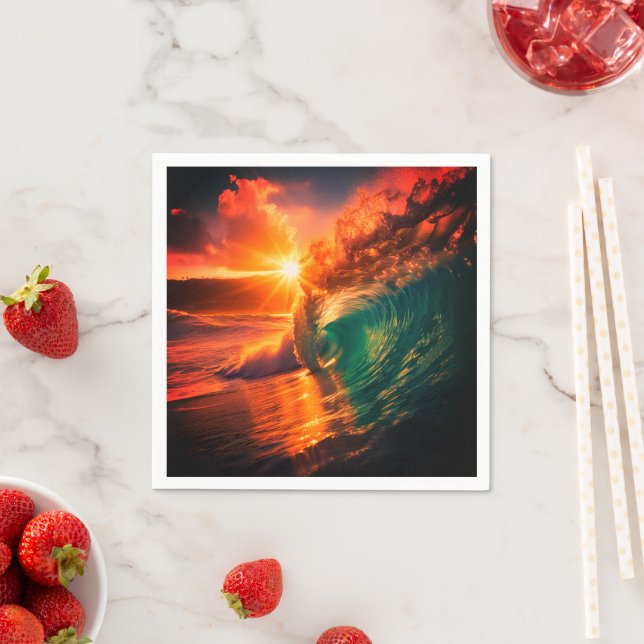 Ocean Waves Napkins (Insitu)