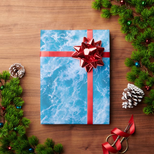 Ocean Waves Ocean Waves Wrapping Paper (Holiday Gift)