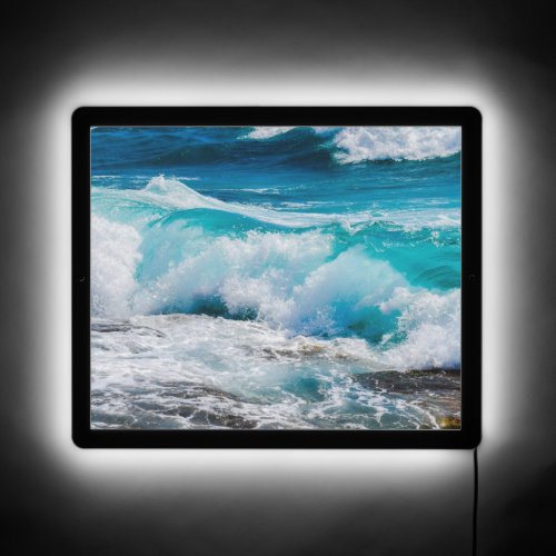 Ocean Waves on the Beach LED Sign