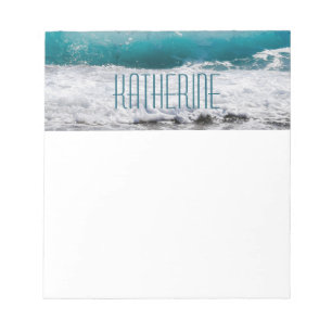 Ocean Waves Personalized Notepad