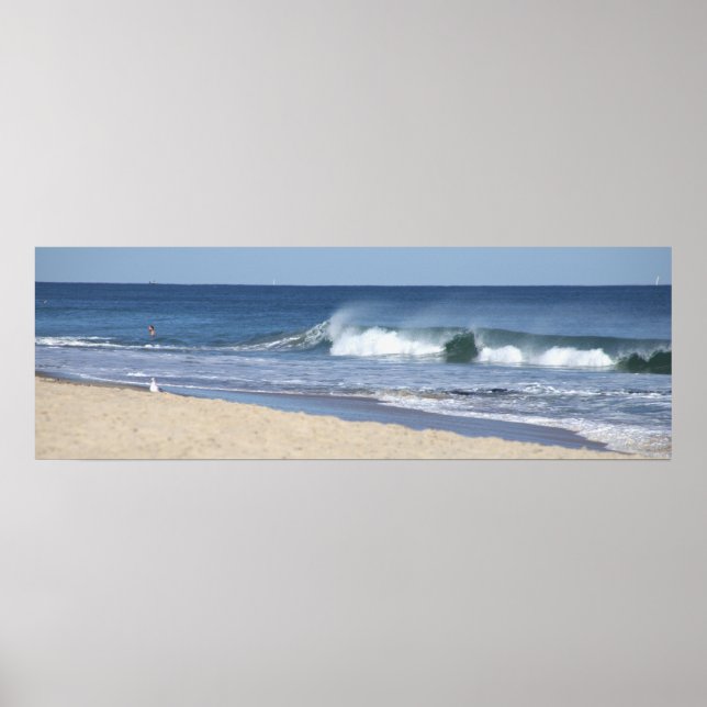 Ocean Waves Photo Poster (Front)