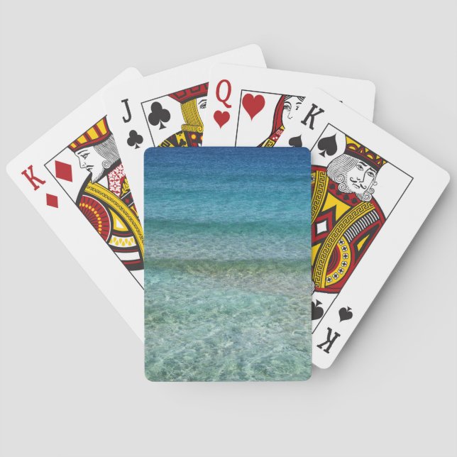 Ocean Waves Playing Cards (Back)