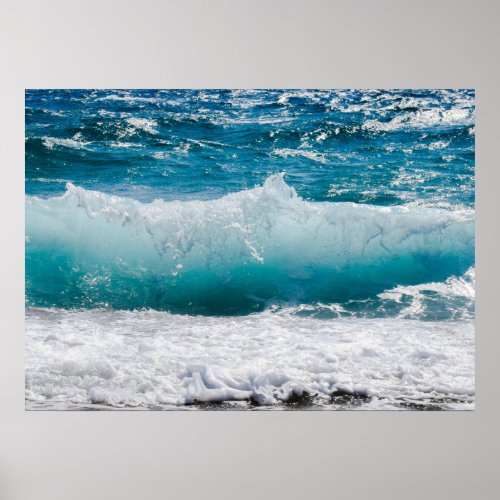 ocean waves poster