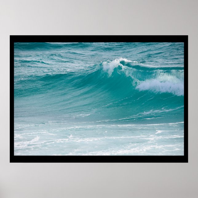 ocean waves poster (Front)
