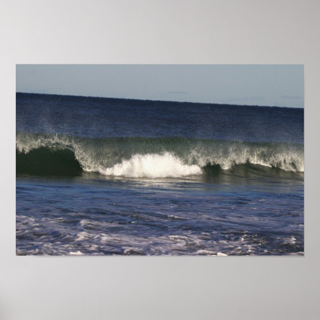 Ocean Waves Poster (Front)