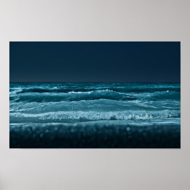 Ocean waves poster (Front)
