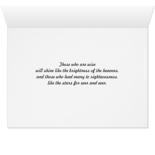 Ocean Waves Rainbow Pastor Appreciation Card (Inside Horizontal (Bottom))