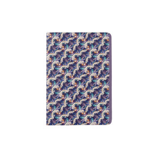 Ocean Waves Sea Japanese Abstract Pattern Passport Holder