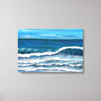 Ocean Waves Seashore Canvas Art by CricketDiane at Zazzle