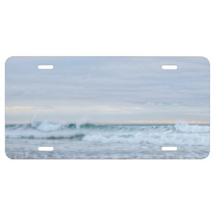 Ocean Waves Seashore Car Front Vanity Plate Cover