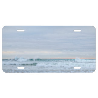 Ocean Waves Seashore Car Front Vanity Plate Cover