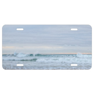 Ocean Waves Seashore Car Front Vanity Plate Cover