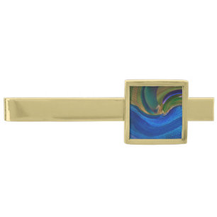 Ocean Waves, Swells Abstract Tie Bar