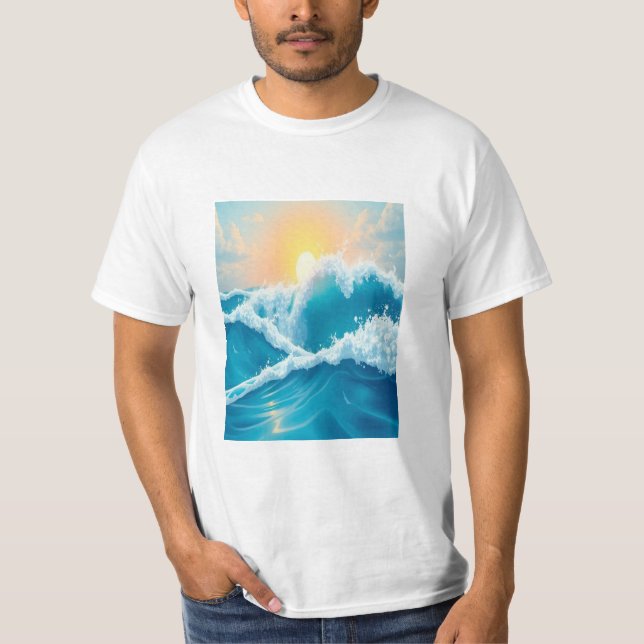 Ocean Waves T-Shirt (Front)