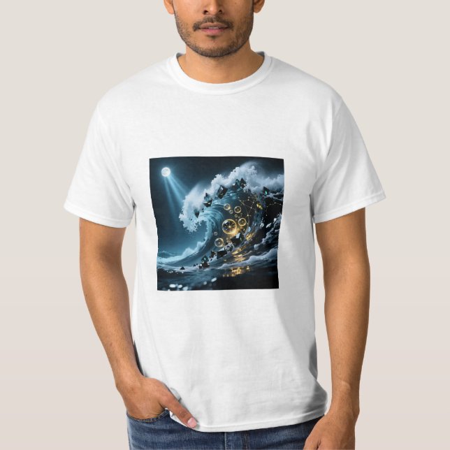 Ocean Waves T-Shirt (Front)