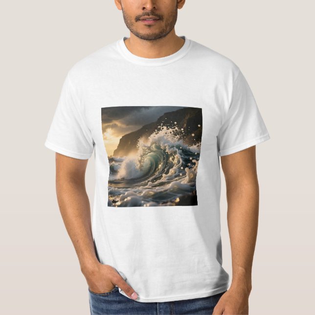 Ocean Waves T-Shirt (Front)