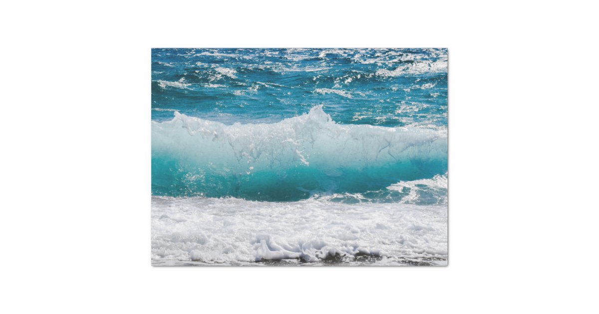 ocean waves tissue paper | Zazzle