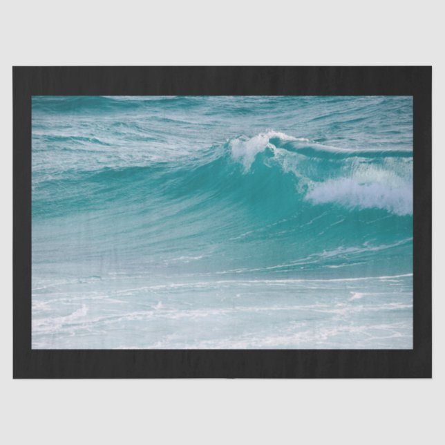ocean waves tissue paper (Front)