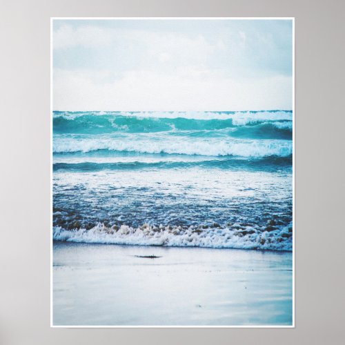 Ocean Waves Version 3 Photography poster print