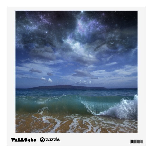 Ocean Waves  Wall Decal (Front)