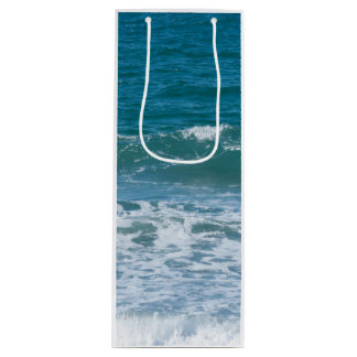 Ocean Waves Wine Gift Bag