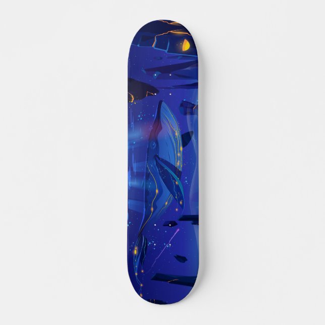 Ocean Whale Fantasy Skateboard (Front)