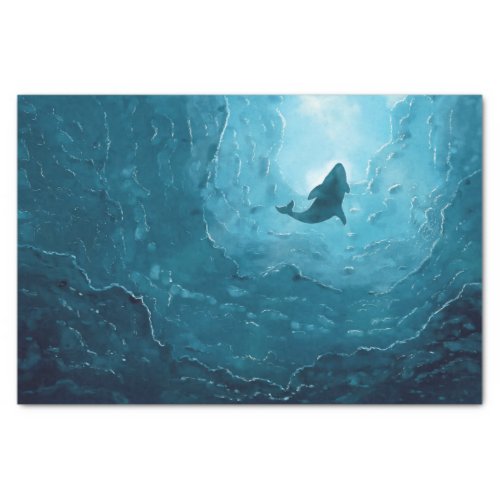 Ocean Whale Undersea Decoupage Tissue Paper