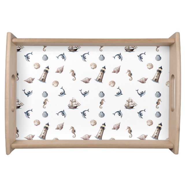 Ocean Whispers! Serving Tray (Front)