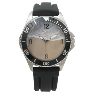 Ocean white wash on the beach watch