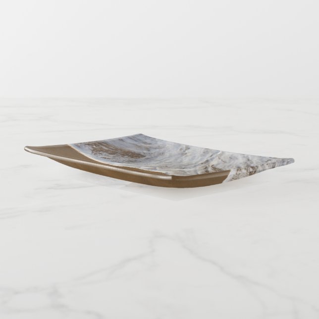 Ocean White Wash Trinket Tray (Angled)