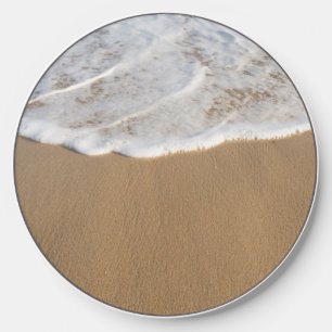 Ocean Whitewash on Beach Wireless Charger
