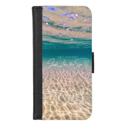 Ocean Wild  Free Summer Beach iPhone Wallet Case