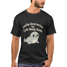Ocean Wildlife Harp Seal Lover Cute Arctic Animal 