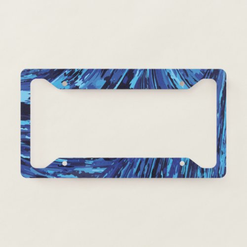 Ocean with agitated Waves License Plate Frame