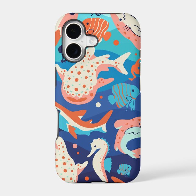 Ocean Wonders Iphone Case (Back)