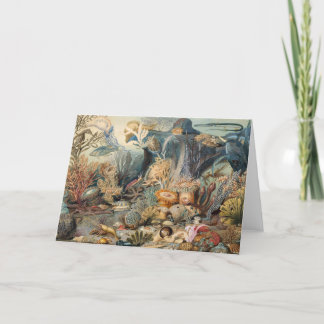 Ocean World, Under the Sea, Nautical   Thank You Card