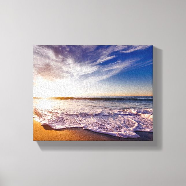 Ocean Wrapped Canvas Print (Front)