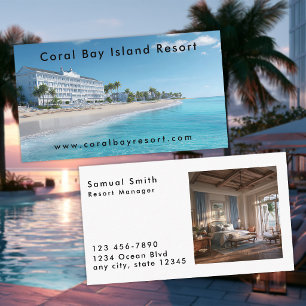 Oceanfront Hotel / Resort  Business Card