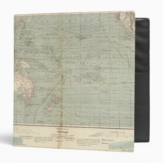 Oceania Atlas Map Binder (Front/Inside)